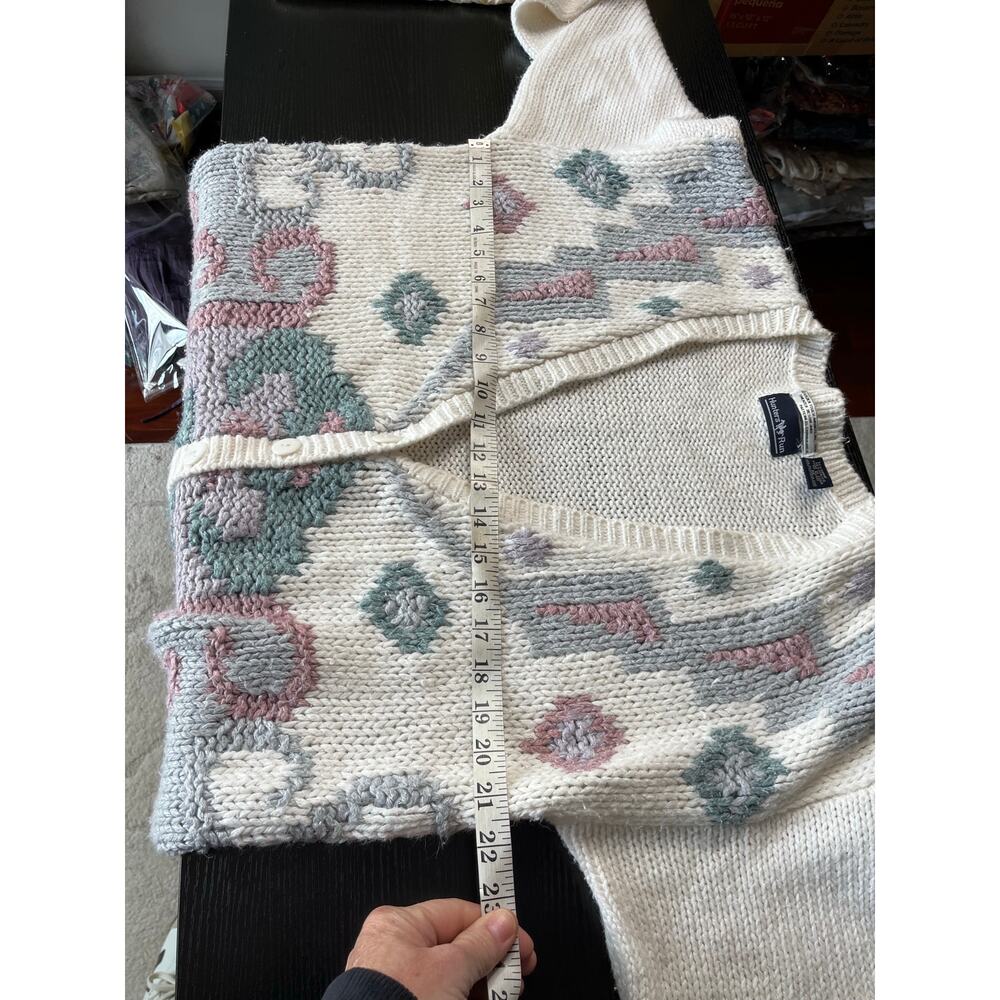 Vintage 90's Hunter's Run Chunky Knit Cardigan Sweater - Picture 6 of 11